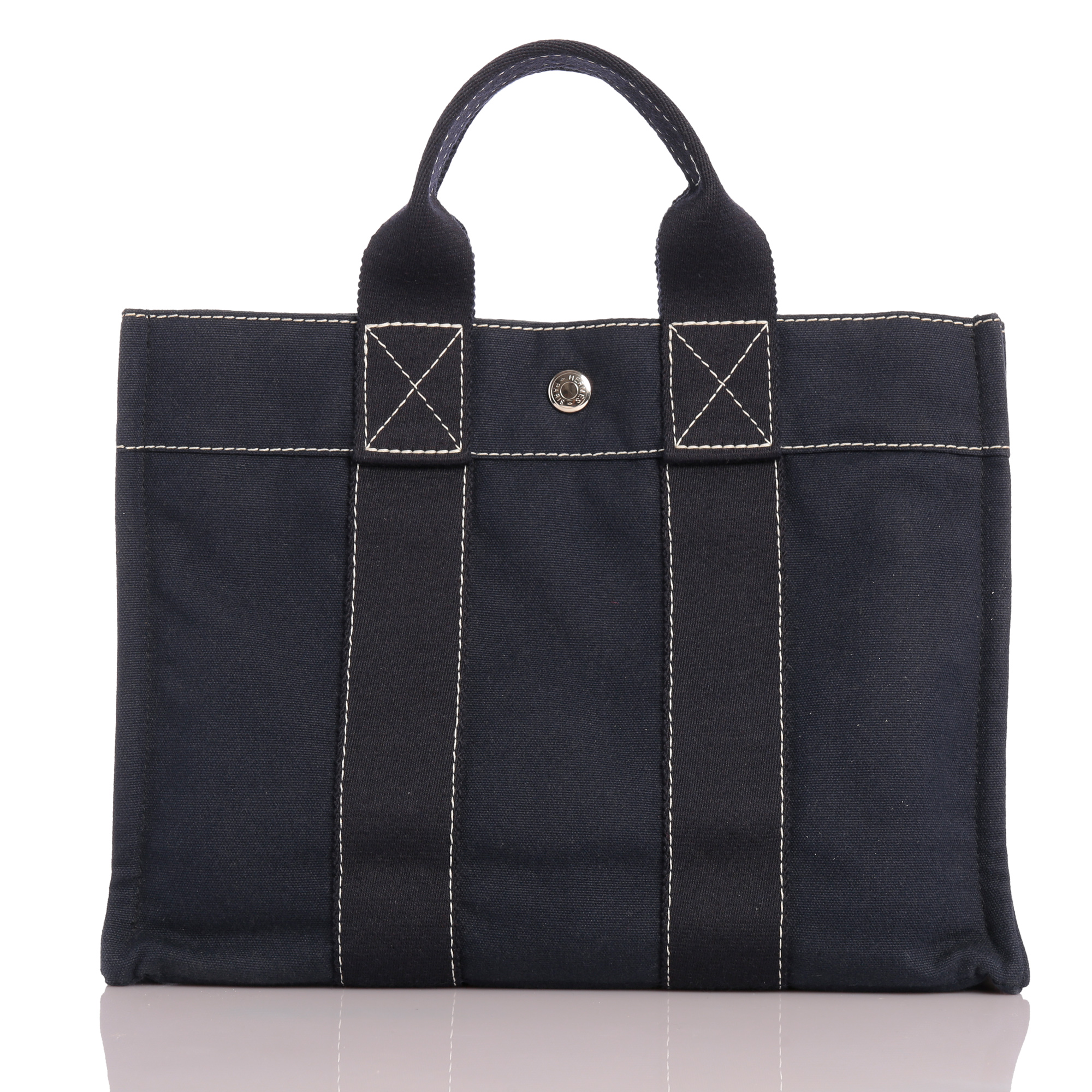 Shop Hermes Handbags Online India My Luxury Bargain Hermes Navy Blue Herlin Tote PM