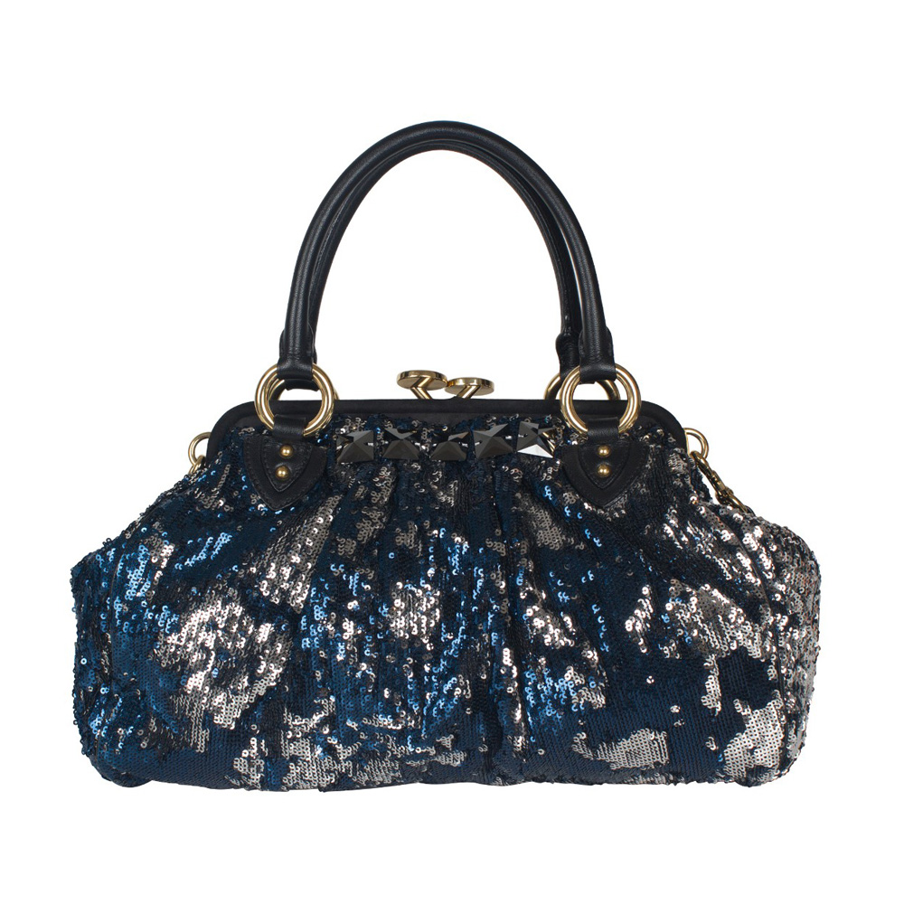 Marc Jacobs Sequin Leather Micro Tote Bag, Bags