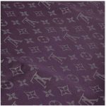 LOUIS VUITTON PURPLE MONOGRAM WOOL & SILK SHAWL - My Luxury Bargain