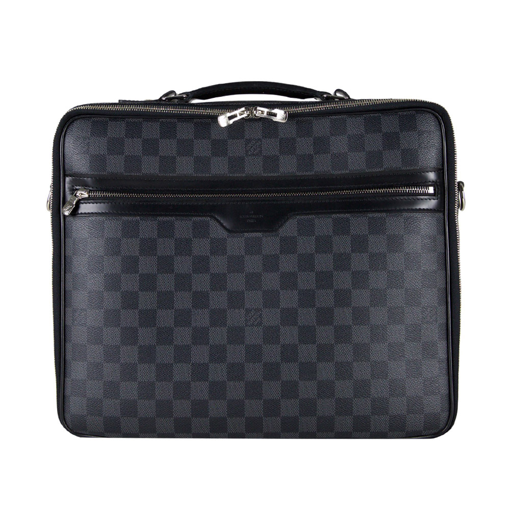 Buy Louis Vuitton Laptop Bag Online My Luxury Bargain LOUIS VUITTON DAMIER GRAPHITE CANVAS STEVE LAPTOP BAG