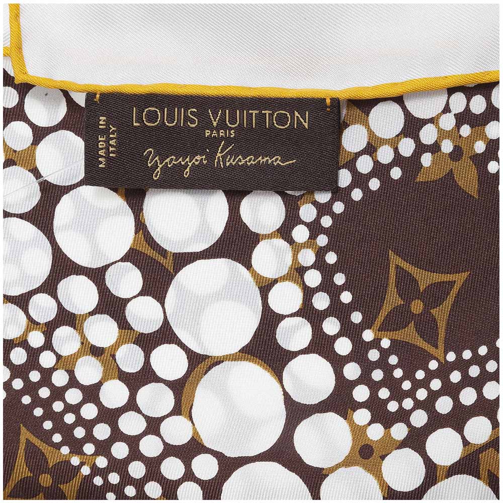 Silk scarf Louis Vuitton x Yayoi Kusama Pink in Silk - 33467249