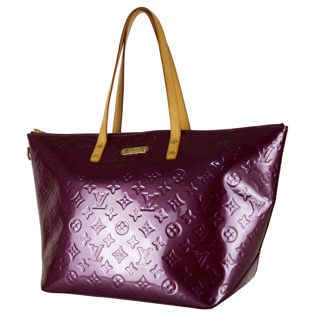 LOUIS VUITTON Amarante purple Monogram Vernis leather ALMA GM Bag at  1stDibs