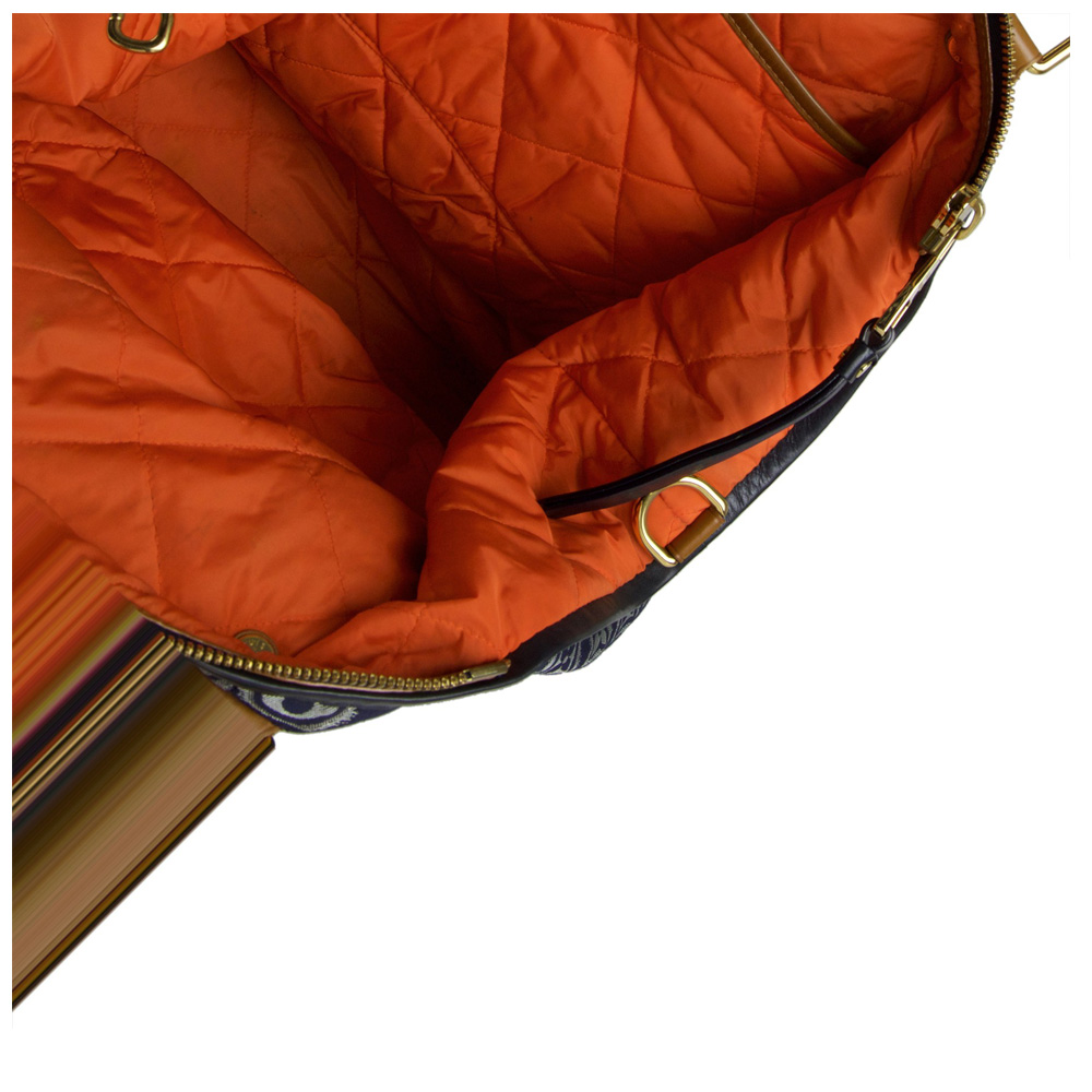 Louis Vuitton Limited Edition Kabul Boston Garmet Bag, Orange in color, Used