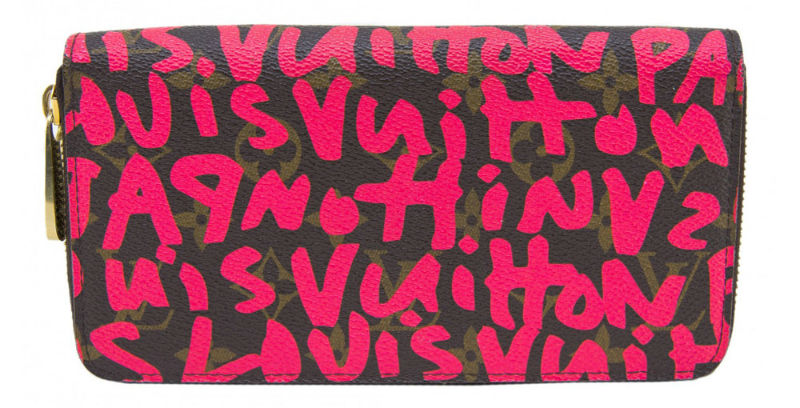 Louis Vuitton Stephen Sprouse Graffiti Fucshia Zippy Wallet