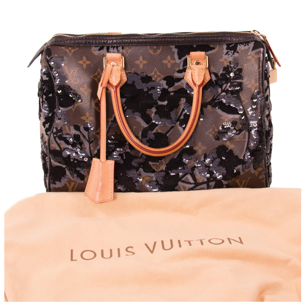 Louis Vuitton Limited Edition Fleur de Jais Carrousel Bag - LabelCentric