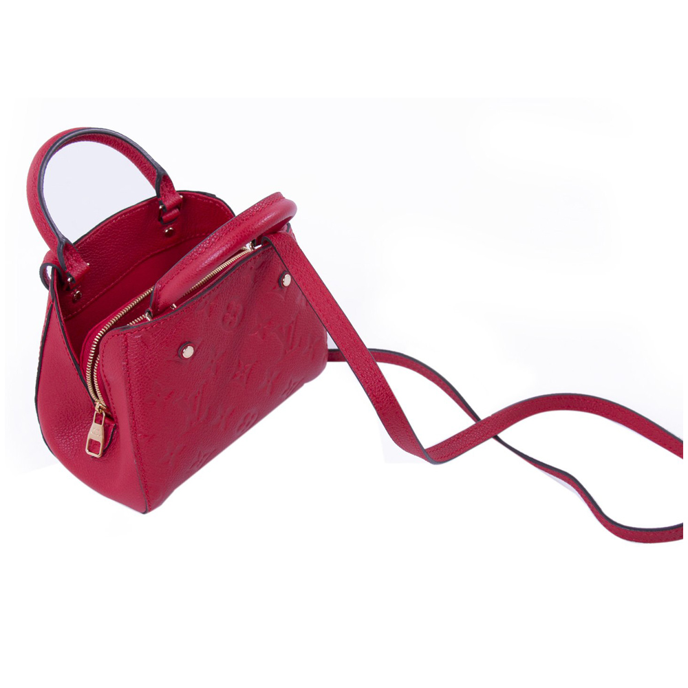 Louis Vuitton Montagne nano Red Leather ref.118884 - Joli Closet