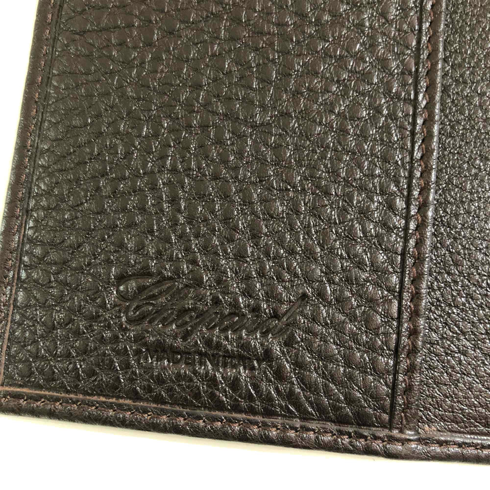Chopard Brown Leather Travel Wallet