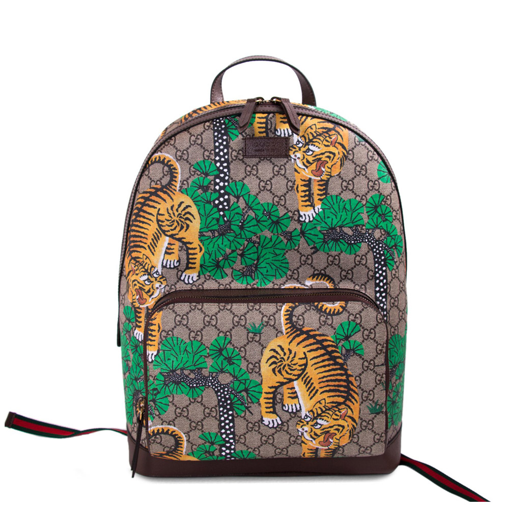 Gucci Bengal Tiger GG Supreme Backpack