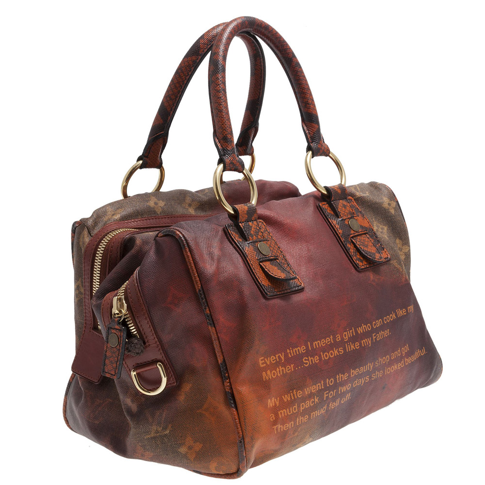 Louis Vuitton Richard Prince Monogram Mancrazy Jokes Bag ○ Labellov ○ Buy  and Sell Authentic Luxury