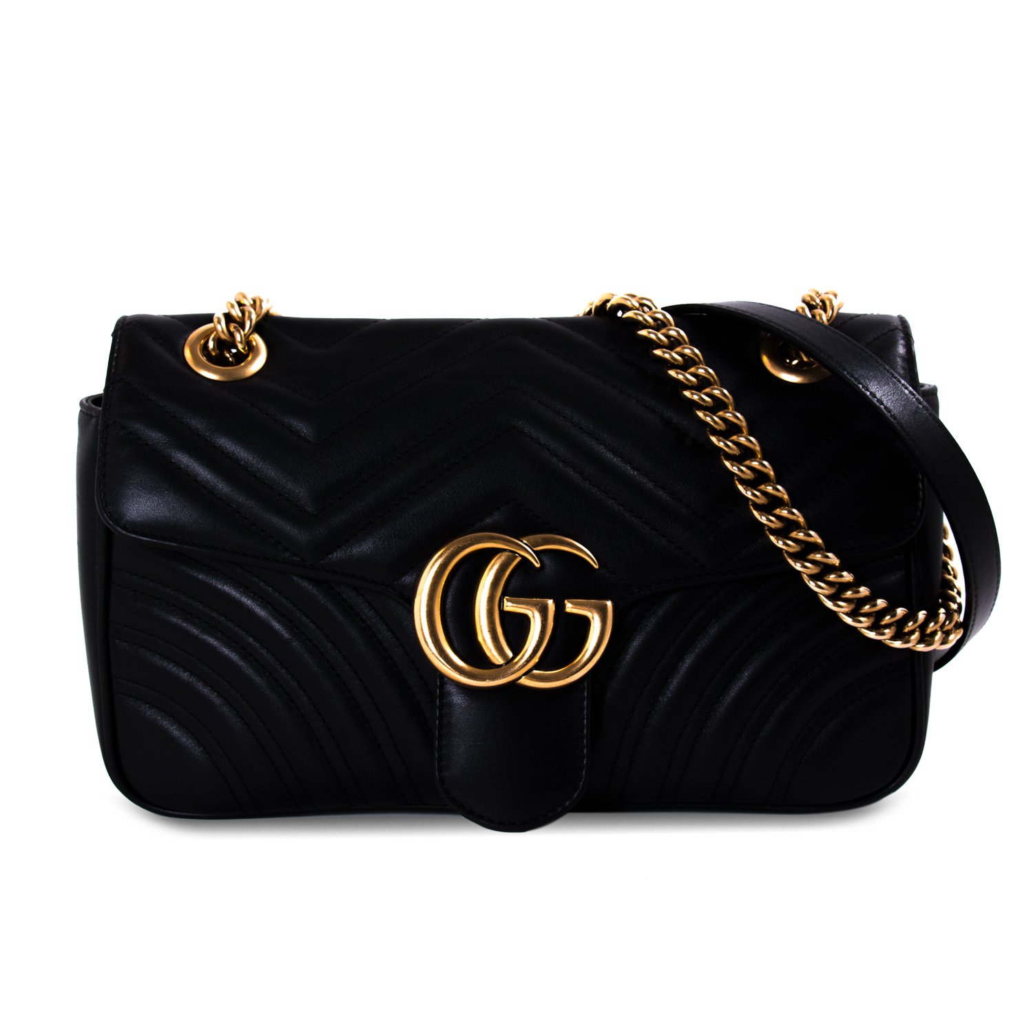 Gucci CG Marmont Black Bag Chain