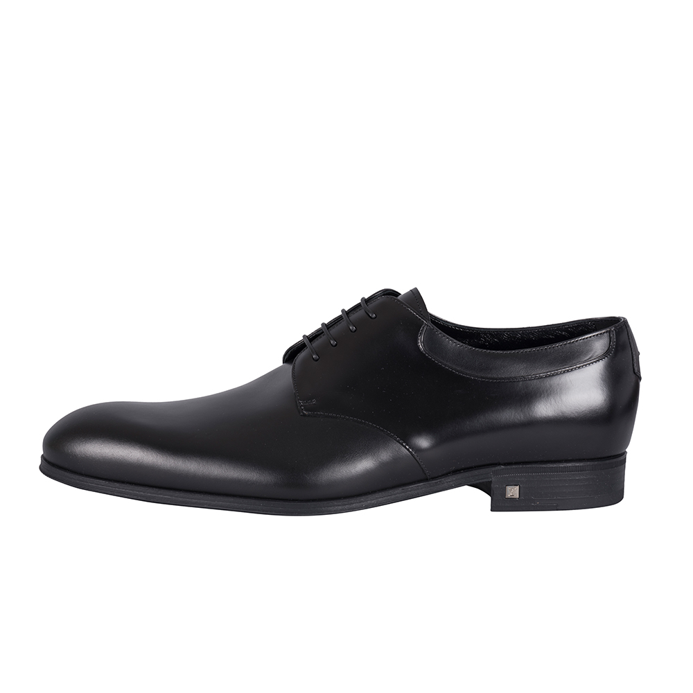 Louis Vuitton Black Patent Leather Casual Oxfords LI 1028 Shoes