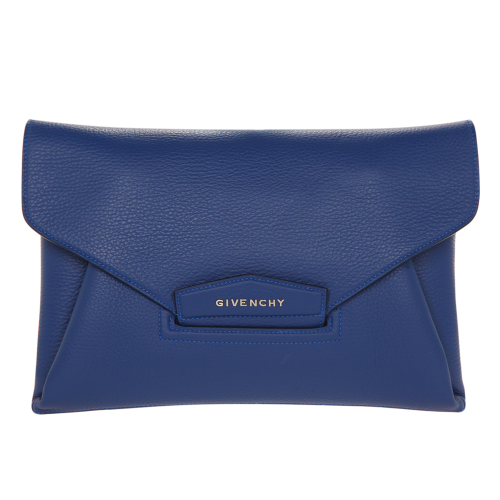Givenchy Blue Medium Envelope Antigona Clutch