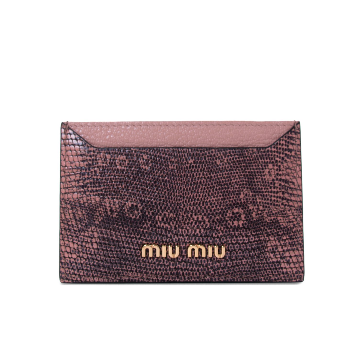 Miu Miu Exotic Leather Cardholder