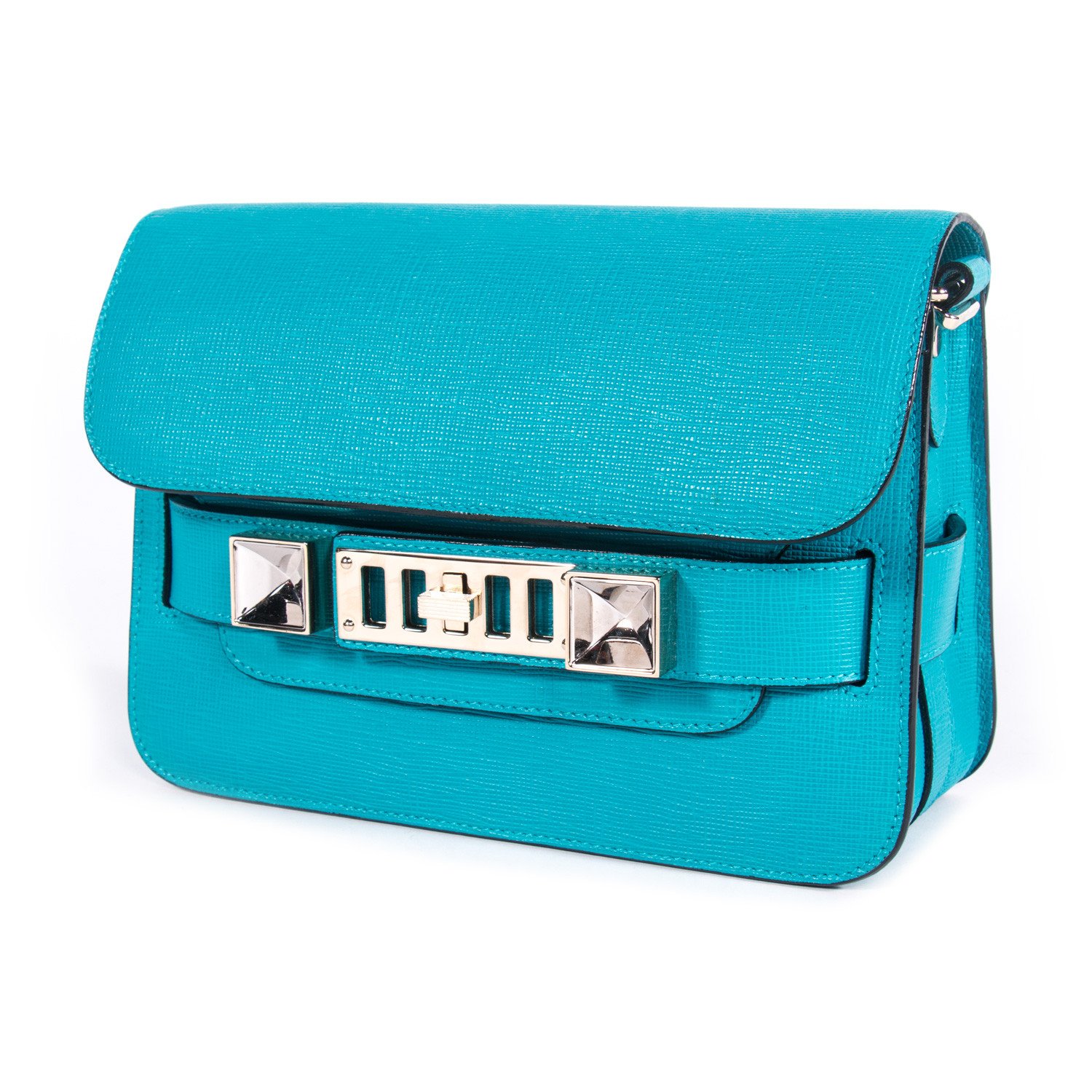 Proenza Schouler Blue Mini Classic PS11 Shoulder Bag