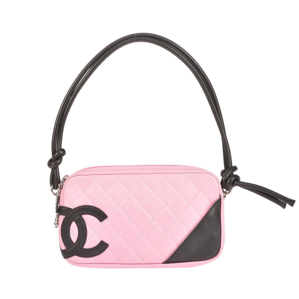 new pink chanel bag black