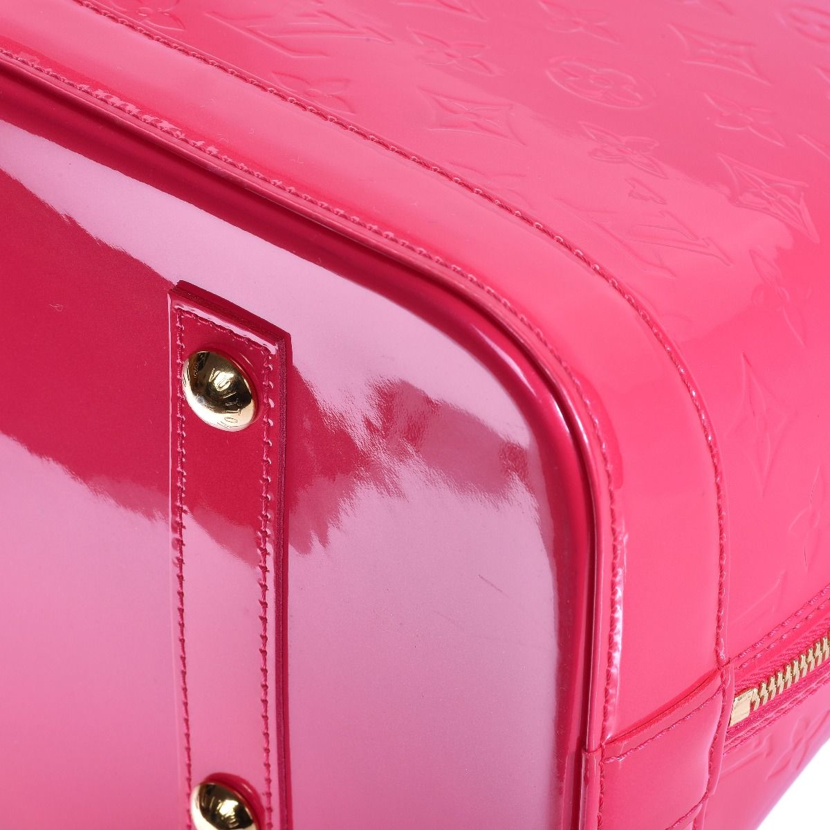 Louis Vuitton Pink Monogram Vernis Leather Alma Gm