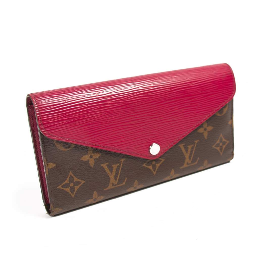 Louis Vuitton Marie-Lou Compact Wallet in Indigo Epi Monogram 21% off  retail