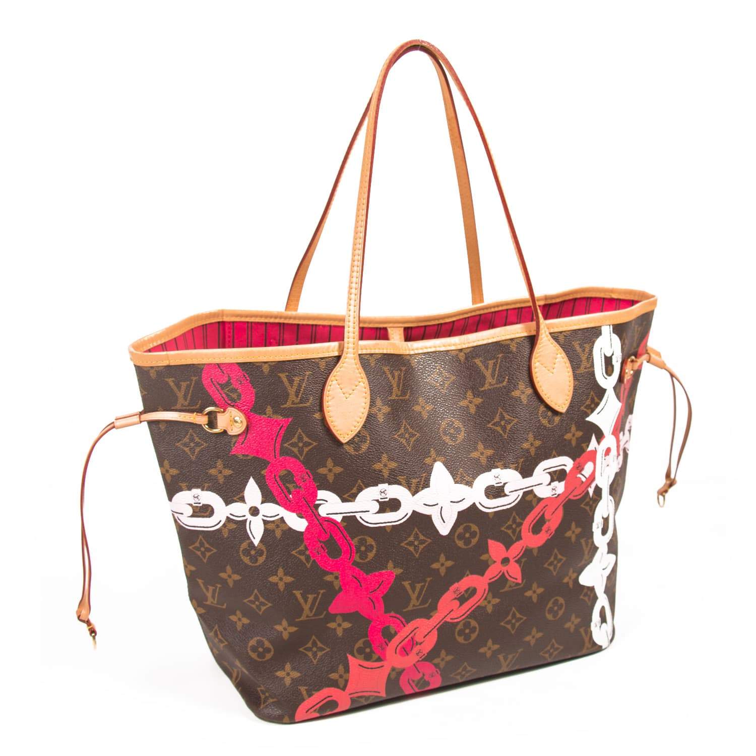Louis Vuitton Limited Edition Monogram Bay Rose Neverfull MM - My Luxury Bargain