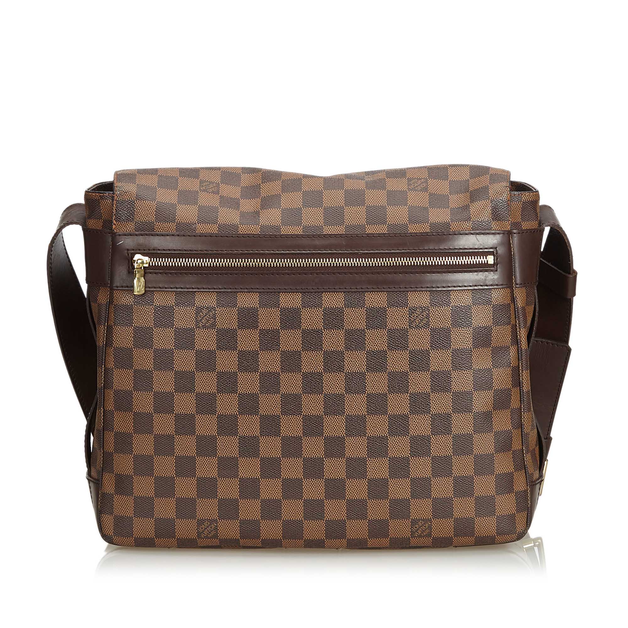 Bastille cloth bag Louis Vuitton Brown in Cloth - 31327553
