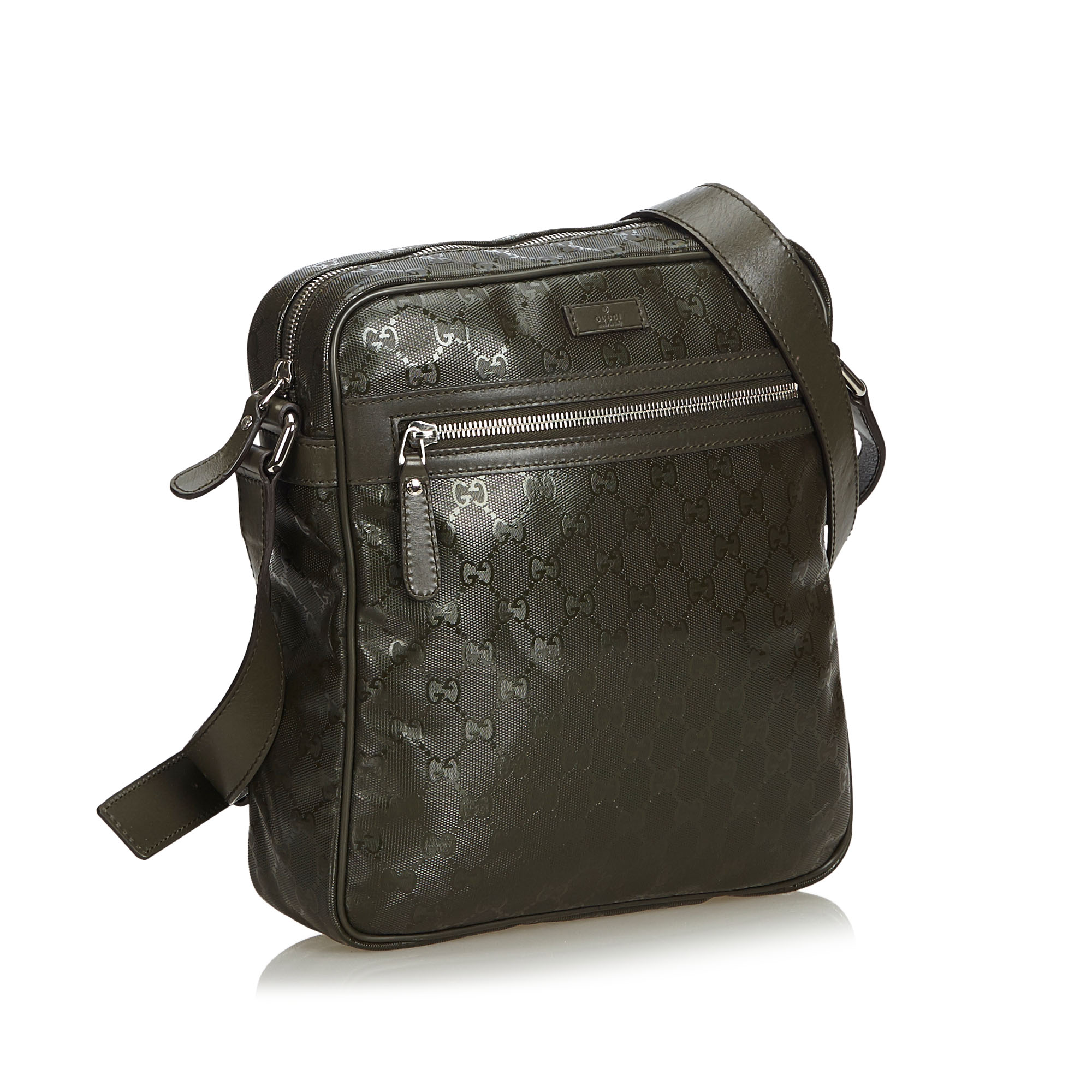 Gucci Black GG Imprime Crossbody Bag - My Luxury Bargain