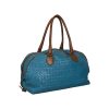 Bottega Veneta Blue Intrecciato Leather Tote Handbag