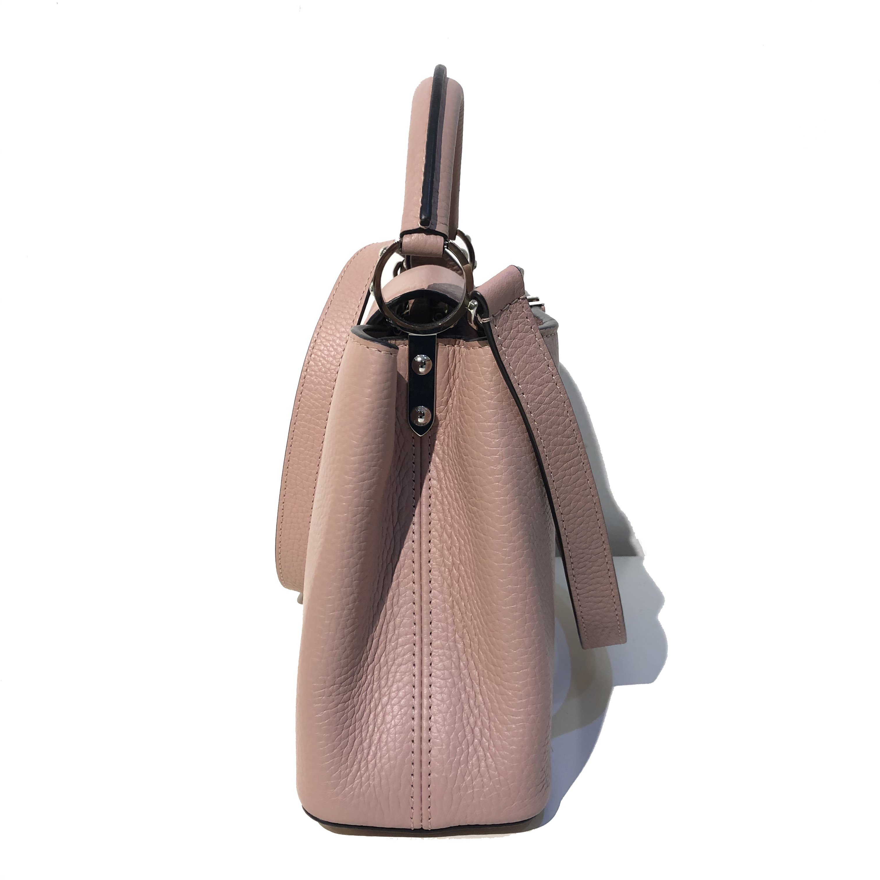 Louis Vuitton Leather Capucines BB Top-Handle Bag