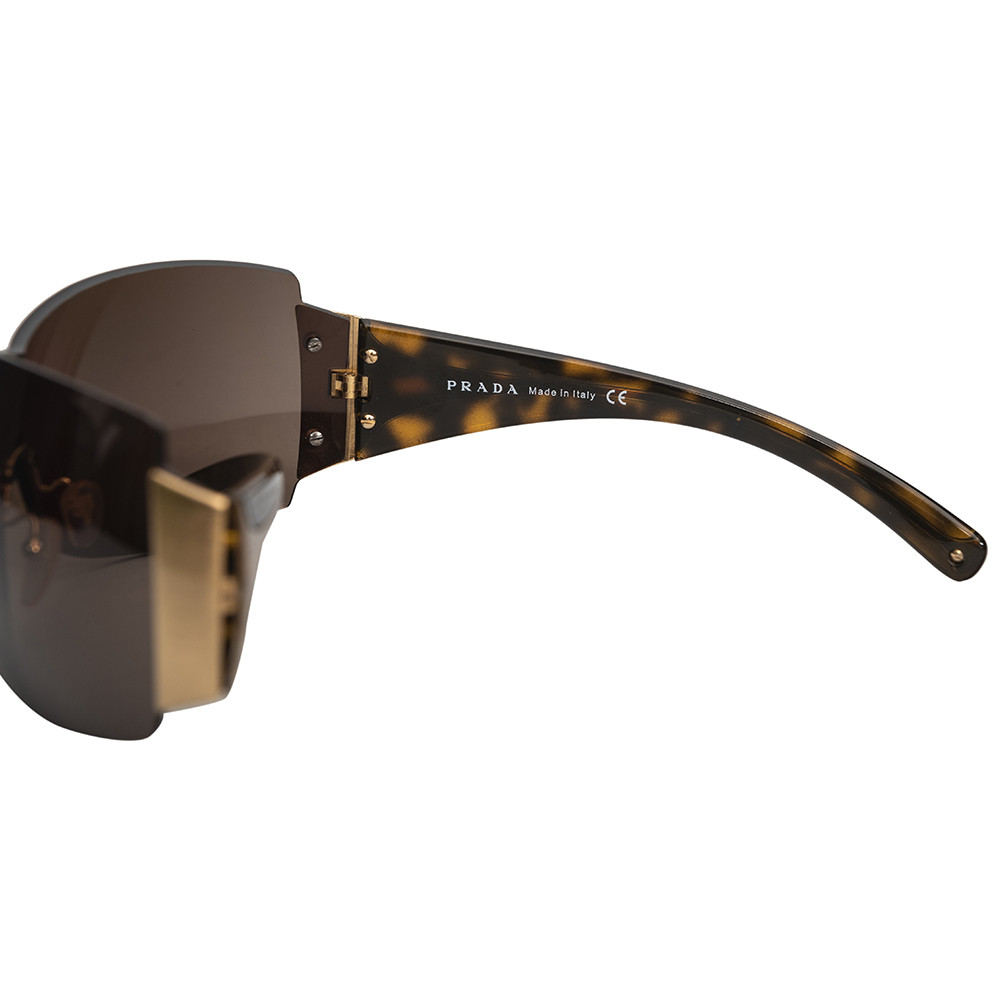 Prada Brown SPR 041 Shield Women Sunglasses