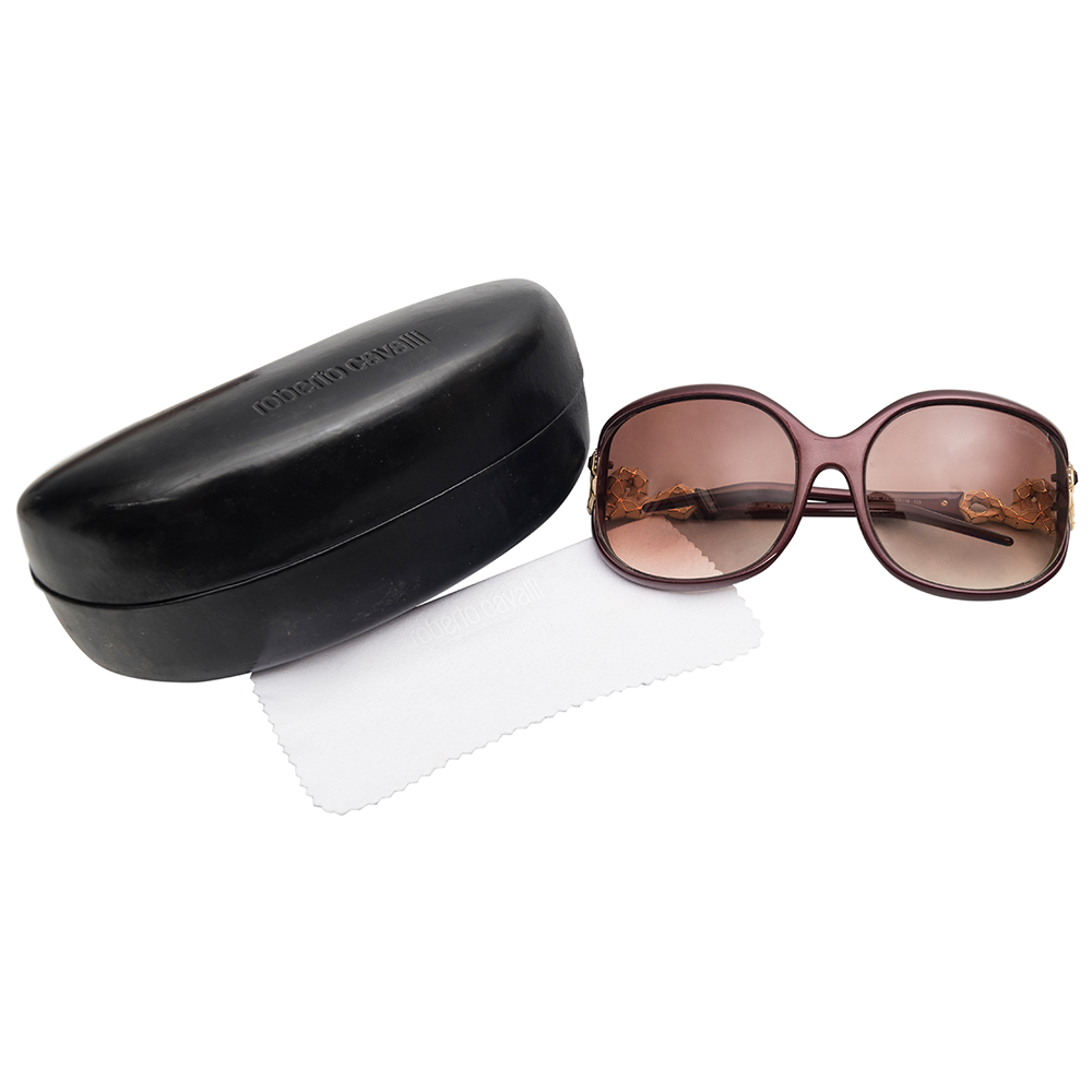 Roberto Cavalli Dark Maroon Tepsi Women’s Sunglasses