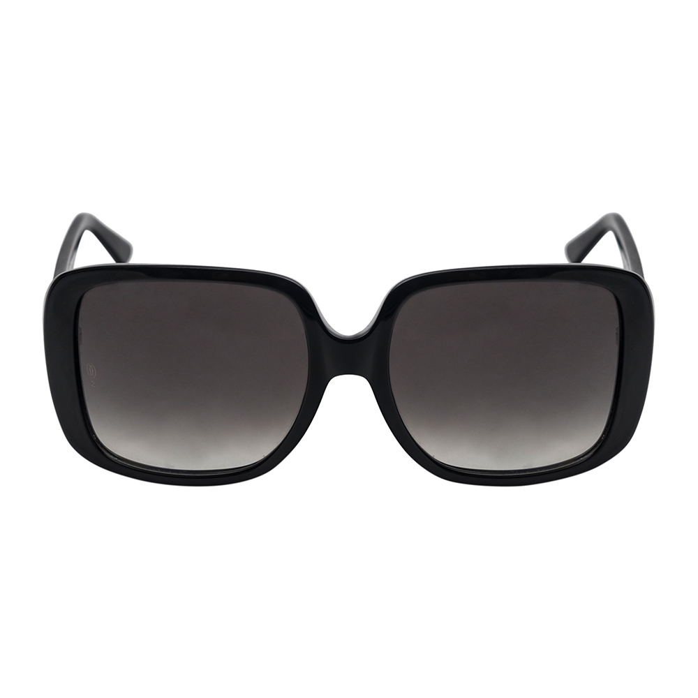Cartier Black 140 Square Women’s Sunglasses