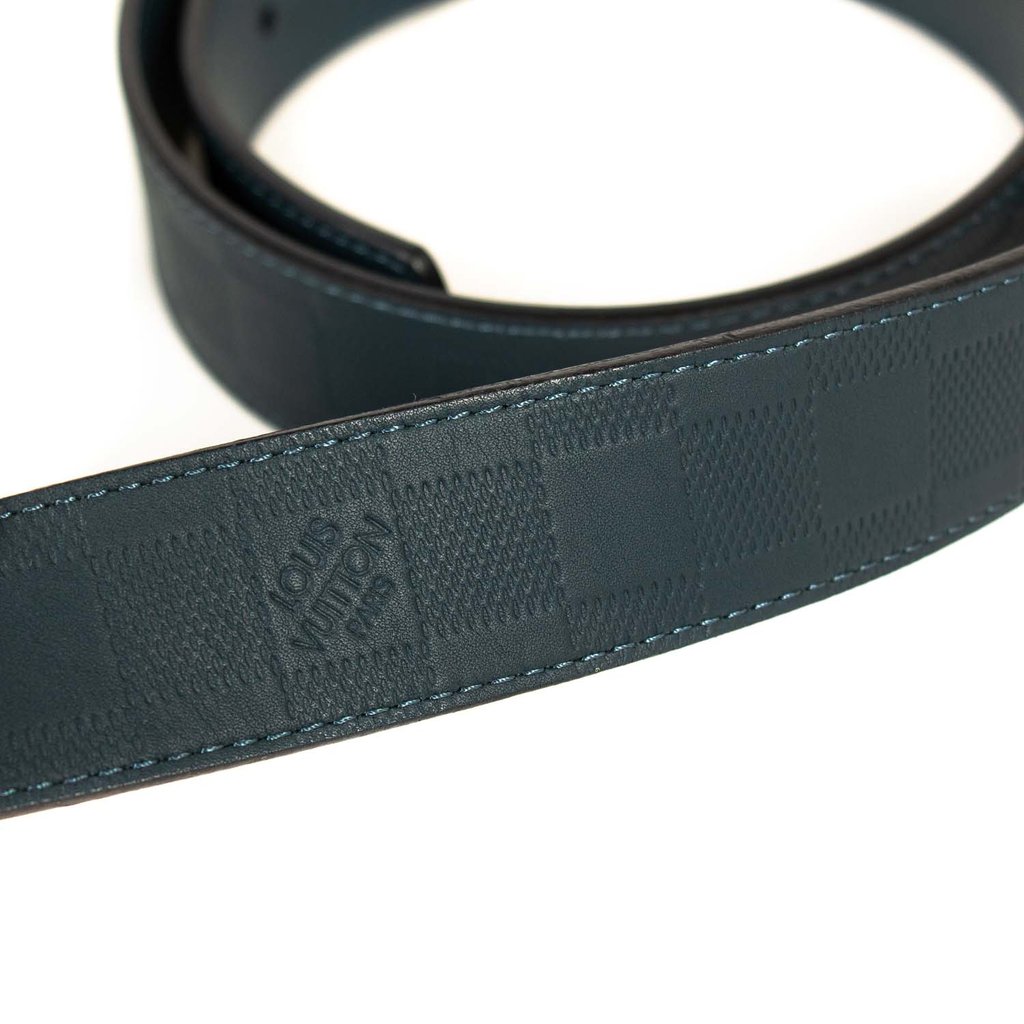 Leather belt Louis Vuitton Black size 100 cm in Leather - 35068267