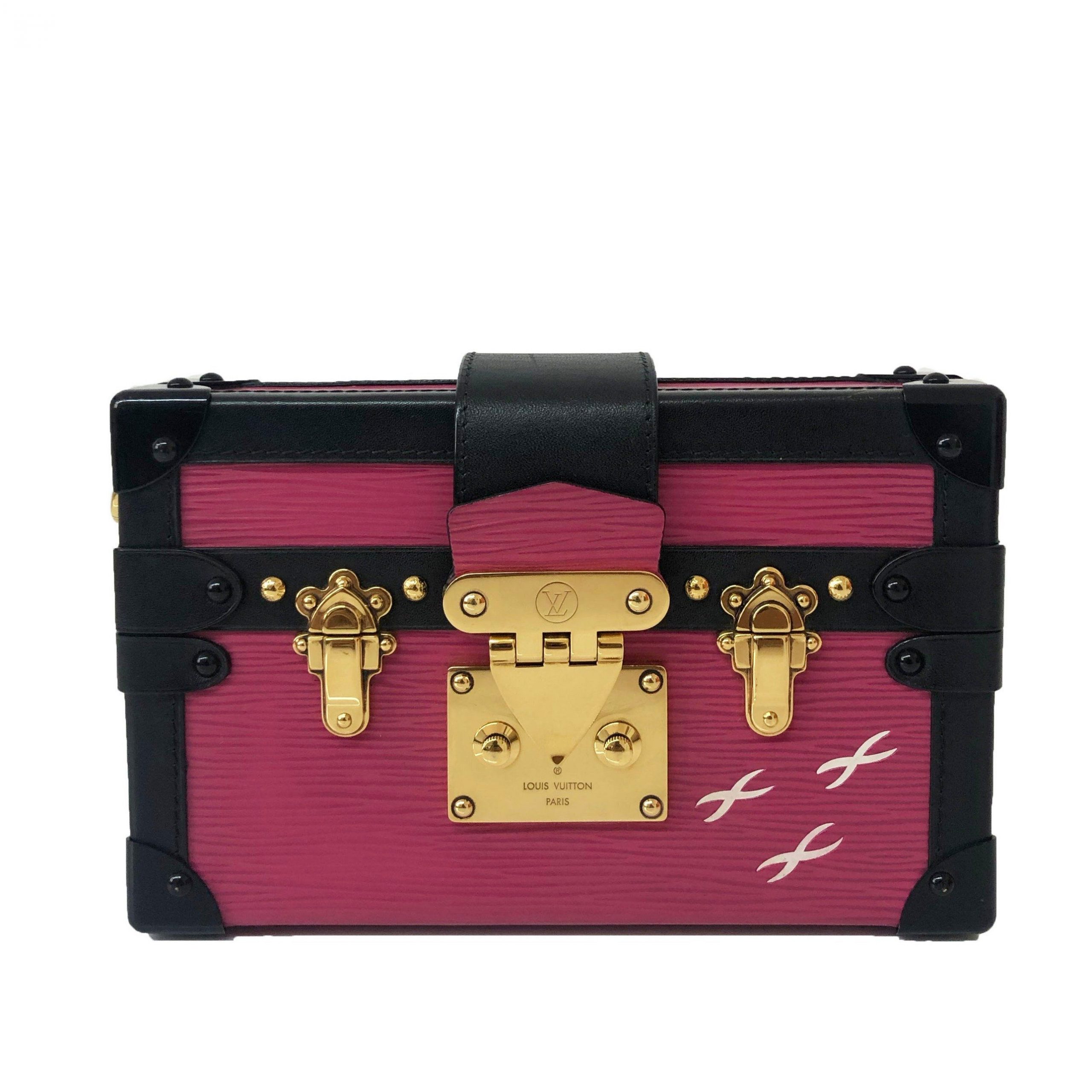 Louis Vuitton Fuchsia Epi Leather Petite Malle Bag