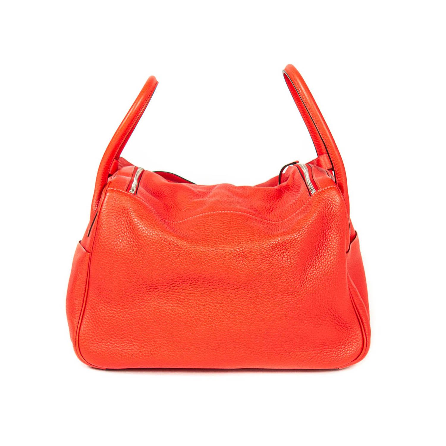 Hermès Pre-owned Lindy 34 Leather Handbag - Red