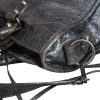 Balenciaga Grey Wrinkled Leather Motocross City Bag