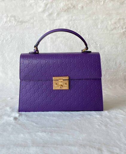 gucci purple purse