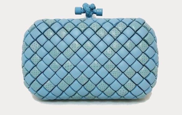 Bottega veneta clutch discount blue