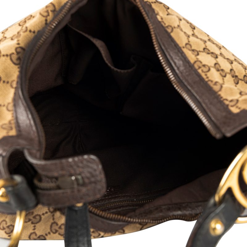 Gucci Brown GG Canvas Charlotte Shoulder Bag