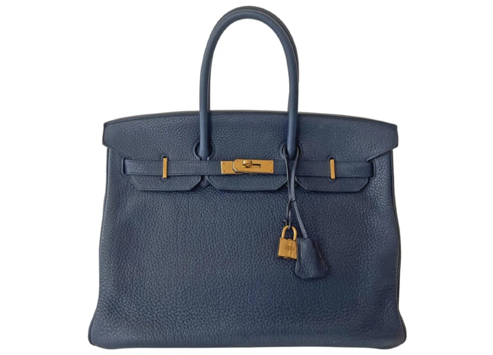 Hermès Pre-owned Ghillies Birkin 35 Handbag - Blue