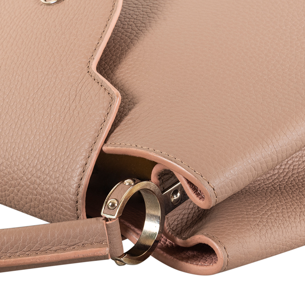 Louis Vuitton Capucines Taurillon Leather Satchel Bag